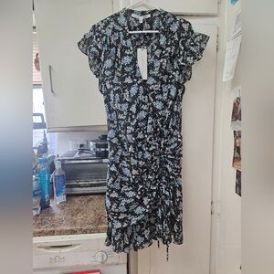 New NWT Veronica Beard sz 8 Marla Dress black Multi floral dress